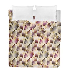 Random Leaves Pattern Background Duvet Cover Double Side (full/ Double Size)