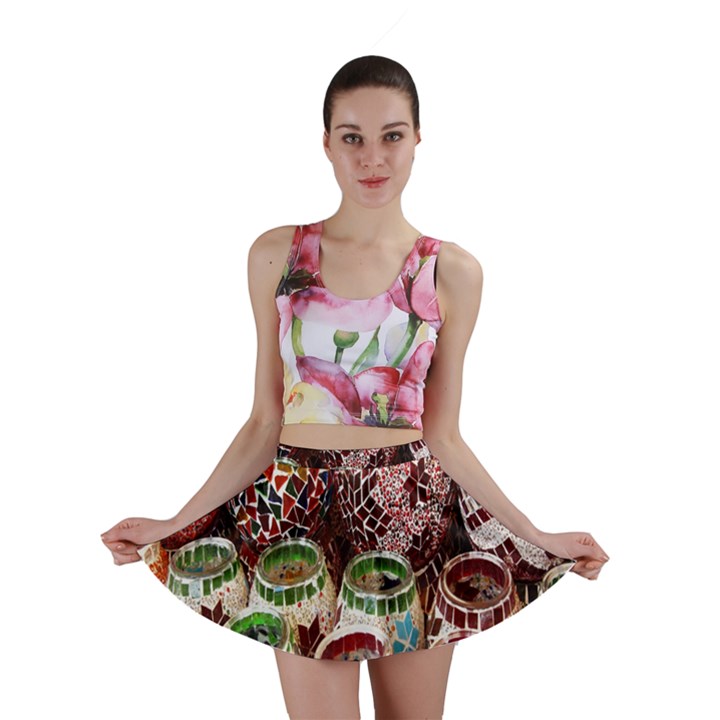 Colorful Oriental Candle Holders For Sale On Local Market Mini Skirt