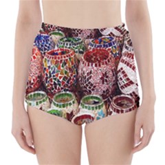 Colorful Oriental Candle Holders For Sale On Local Market High-waisted Bikini Bottoms