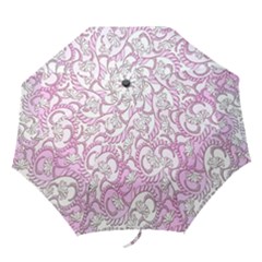 Floral Pattern Background Folding Umbrellas by BangZart