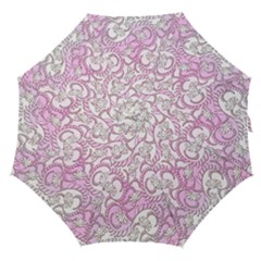 Floral Pattern Background Straight Umbrellas by BangZart