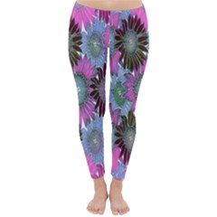 Floral Pattern Background Classic Winter Leggings