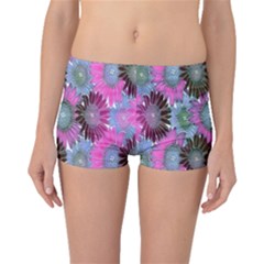 Floral Pattern Background Boyleg Bikini Bottoms