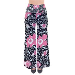 Oriental Style Floral Pattern Background Wallpaper Pants