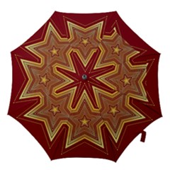 Christmas Star Seamless Pattern Hook Handle Umbrellas (medium) by BangZart