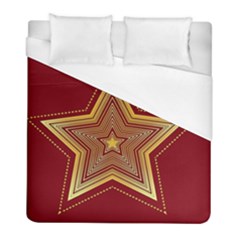 Christmas Star Seamless Pattern Duvet Cover (full/ Double Size) by BangZart