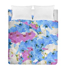 Tulips Floral Pattern Duvet Cover Double Side (full/ Double Size)