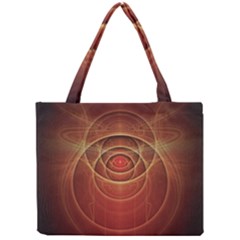 The Rusty Red Fractal Scarab Of Fiery Old Man Ra Mini Tote Bag by jayaprime