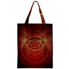 The Rusty Red Fractal Scarab Of Fiery Old Man Ra Zipper Classic Tote Bag by jayaprime