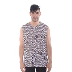 Zebra Pattern Animal Print Men s Basketball Tank Top by paulaoliveiradesign