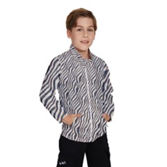 Zebra Pattern Animal Print Wind Breaker (kids)