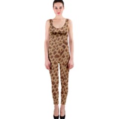 Giraffe Pattern Animal Print  Onepiece Catsuit by paulaoliveiradesign