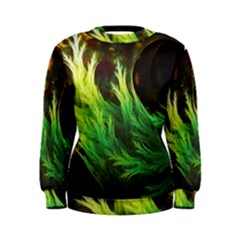 A Seaweed s Deepdream Of Faded Fractal Fall Colors Women s Sweatshirt by jayaprime