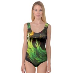A Seaweed s Deepdream Of Faded Fractal Fall Colors Princess Tank Leotard  by jayaprime