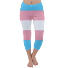 Trans Pride Capri Winter Leggings  by Crayonlord