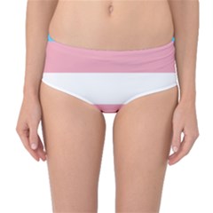 Trans Pride Mid-waist Bikini Bottoms