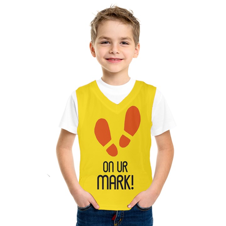 On Ur Mark! Kids  Basketball Tank Top