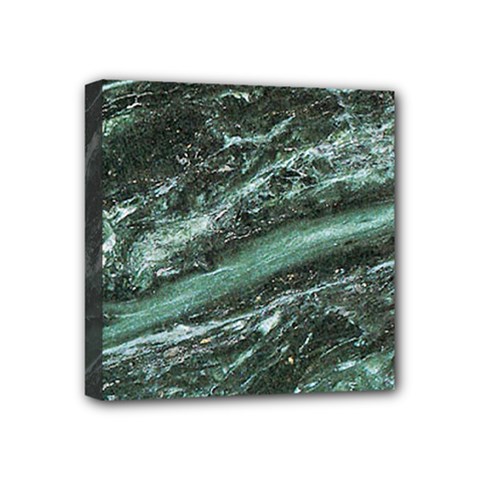 Green Marble Stone Texture Emerald  Mini Canvas 4  X 4 