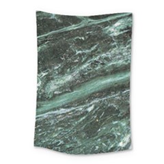 Green Marble Stone Texture Emerald  Small Tapestry by paulaoliveiradesign