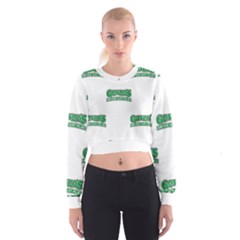 Gonzo s Vip Green Member Cropped Sweatshirt