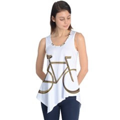 Elegant Gold Look Bicycle Cycling  Sleeveless Tunic by yoursparklingshop