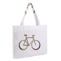 Elegant Gold Look Bicycle Cycling  Medium Tote Bag View2