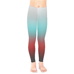 Frosted Blue and Red Kids  Legging