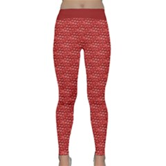 Red Scales Classic Yoga Leggings by Brini