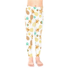 Seamless Summer Fruits Pattern Kids  Legging