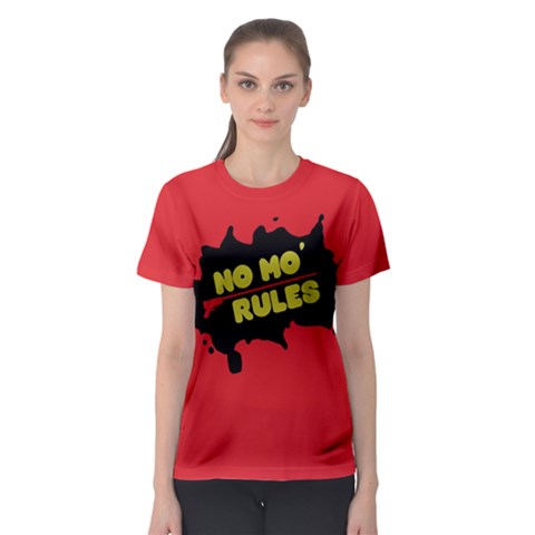 No Mo Rules Women s Sport Mesh Tee by NoctemClothing