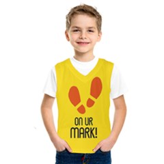 On Ur Mark! Kids  Basketball Tank Top