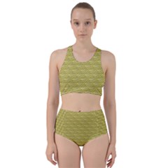 Golden Scales Bikini Swimsuit Spa Swimsuit  by Brini