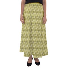 Golden Scales Flared Maxi Skirt by Brini