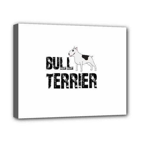 Bull Terrier  Canvas 10  X 8  by Valentinaart