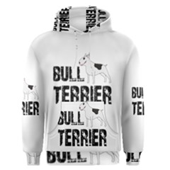 Bull Terrier  Men s Pullover Hoodie by Valentinaart