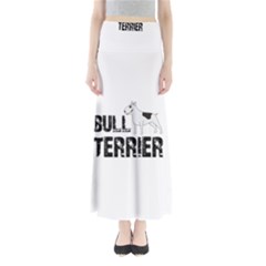 Bull Terrier  Full Length Maxi Skirt by Valentinaart