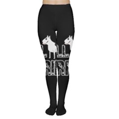 Bull Terrier  Women s Tights by Valentinaart