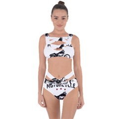 Motorcycle Old School Bandaged Up Bikini Set 