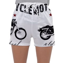 Motorcycle Old School Sleepwear Shorts by Valentinaart
