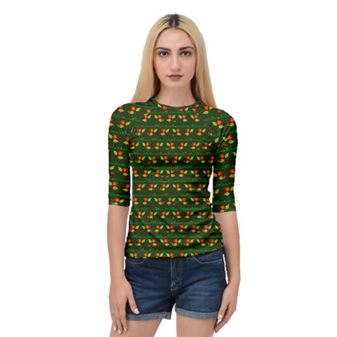 Plants And Flowers Quarter Sleeve Tee by linceazul