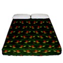 Plants And Flowers Fitted Sheet (Queen Size) View1