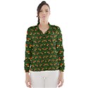 Plants And Flowers Wind Breaker (Women) View1