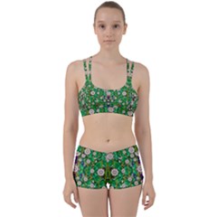 Pearl Flowers In The Glowing Forest Women s Sports Set by pepitasart