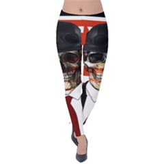 Dualism Velvet Leggings by Valentinaart