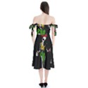 Joker  Shoulder Tie Bardot Midi Dress View2