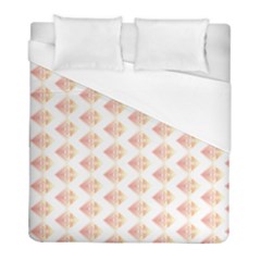 Geometric Losangle Pattern Rosy Duvet Cover (full/ Double Size) by paulaoliveiradesign