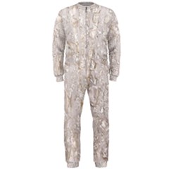 Off White Lace Pattern Onepiece Jumpsuit (men)  by paulaoliveiradesign