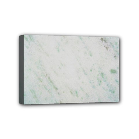 Greenish Marble Texture Pattern Mini Canvas 6  x 4 