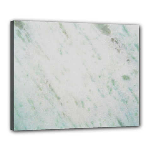 Greenish Marble Texture Pattern Canvas 20  x 16 