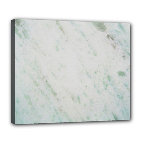 Greenish Marble Texture Pattern Deluxe Canvas 24  x 20  